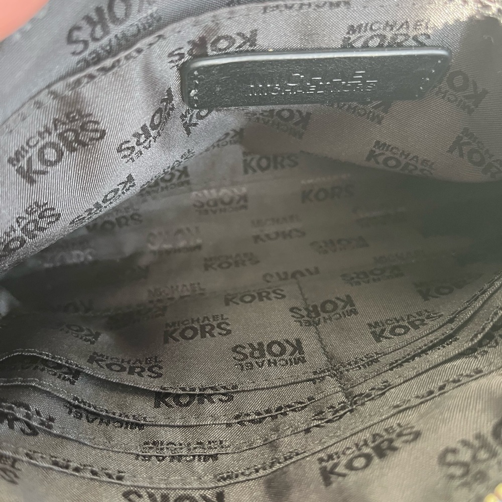 Michael Kors Black Textured Clutch - Picture 4 of 6